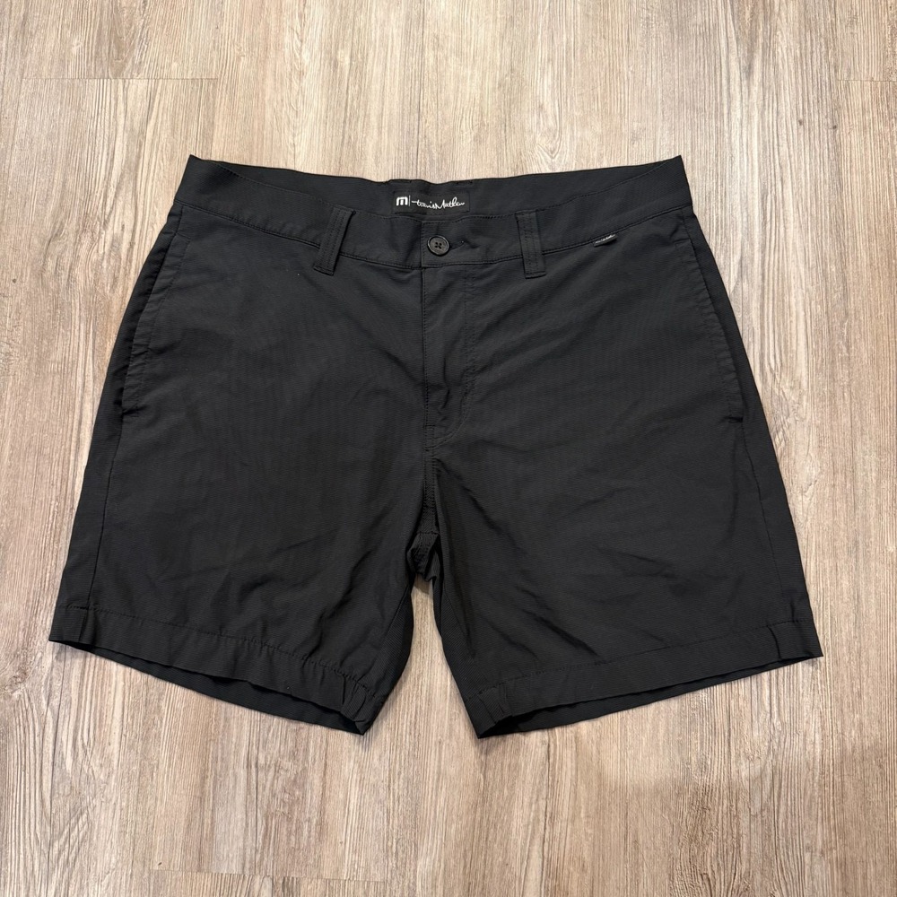 Travis Mathew Mens 34 Dark Gray Golf Athletic Shorts